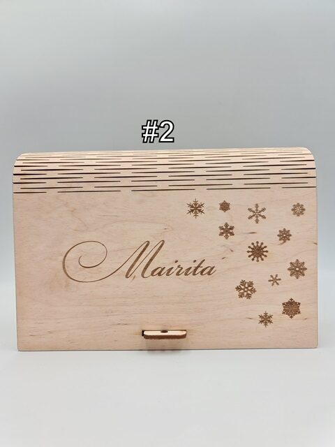 Personalizēta koka kārba 
