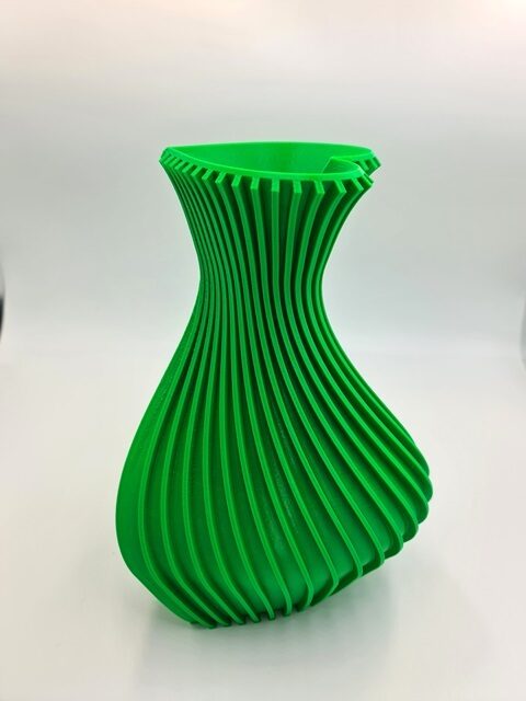 3D Printēta Vāze no PLA Plastmasas