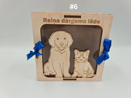 Personalizēta koka krājkase Nr.3
