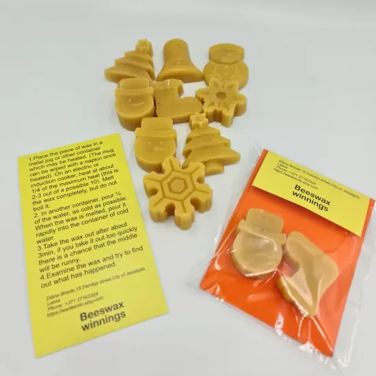 Bišu vaska pareģošanas komplekts Jaungada vakara tradīcija.